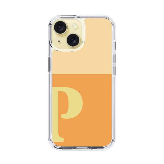 Slim Protection Case［ Original - initial two tone - P orange ］