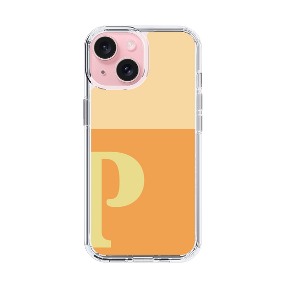 Slim Protection Case［ Original - initial two tone - P orange ］