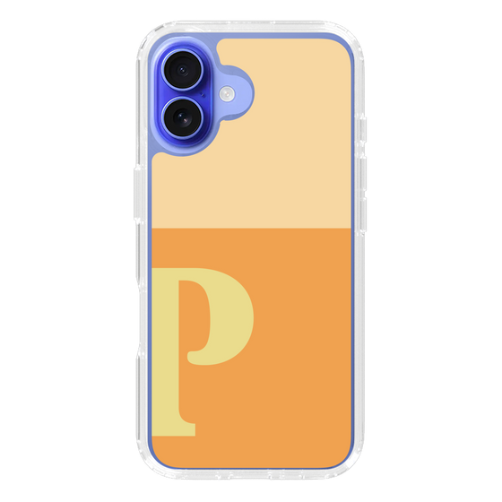 Slim Protection Case［ オリジナル - initial two tone - P orange ］