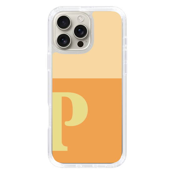 Slim Protection Case［ オリジナル - initial two tone - P orange ］