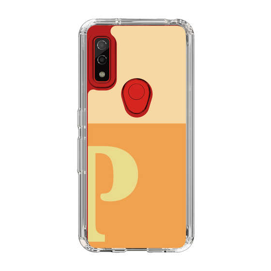 Slim Protection Case［ Original - initial two tone - P orange ］