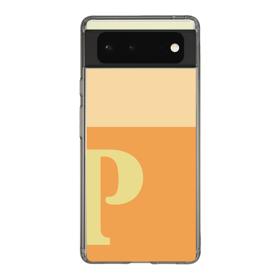 Slim Protection Case［ Original - initial two tone - P orange ］