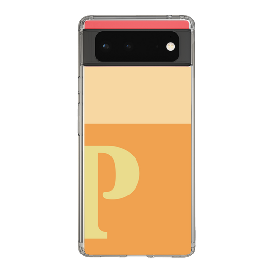 Slim Protection Case［ Original - initial two tone - P orange ］
