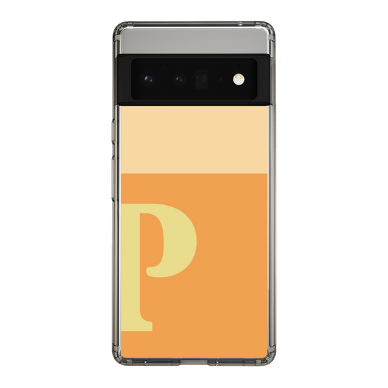 Slim Protection Case［ Original - initial two tone - P orange ］