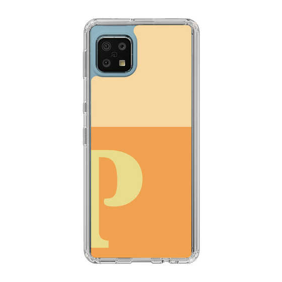 Slim Protection Case［ Original - initial two tone - P orange ］