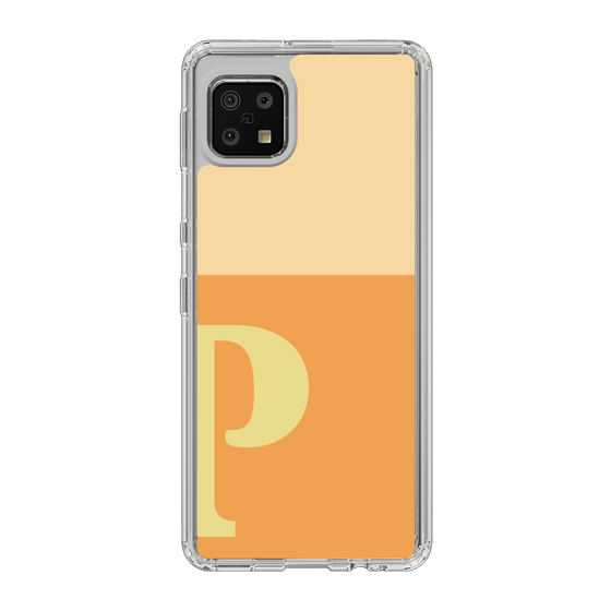 Slim Protection Case［ Original - initial two tone - P orange ］