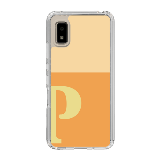Slim Protection Case［ Original - initial two tone - P orange ］