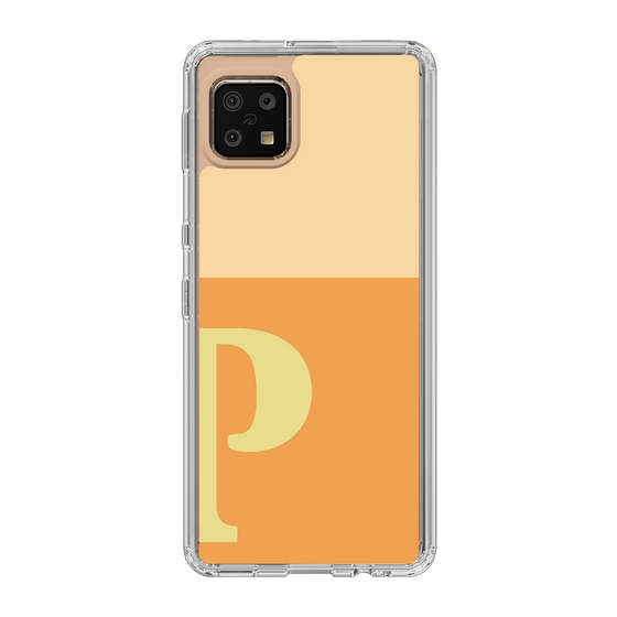 Slim Protection Case［ Original - initial two tone - P orange ］