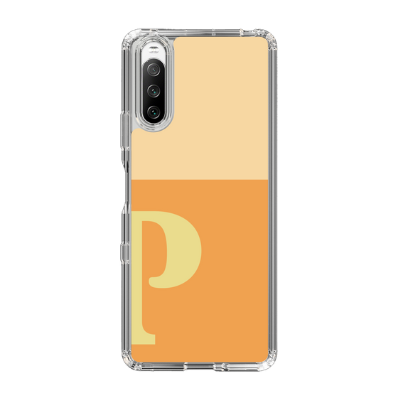 Slim Protection Case［ Original - initial two tone - P orange ］