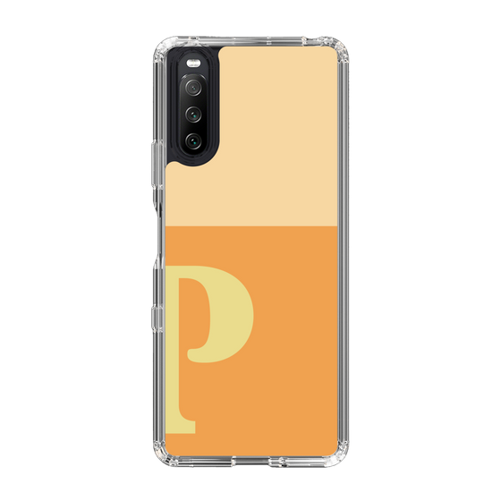 Slim Protection Case［ Original - initial two tone - P orange ］