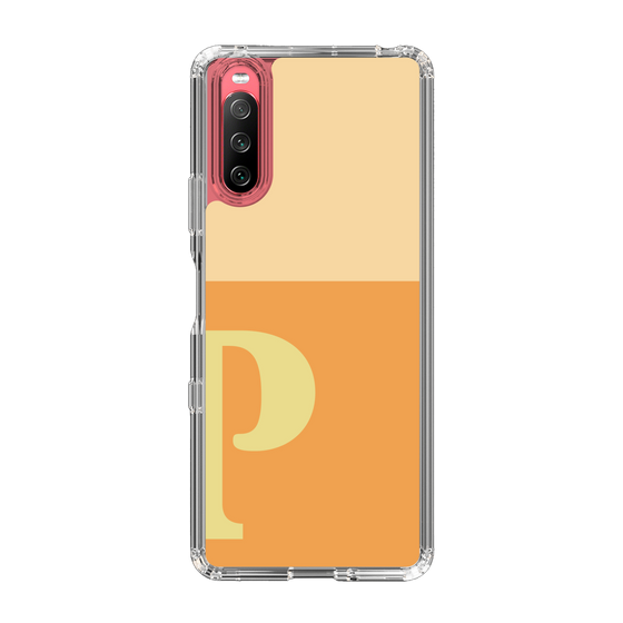 Slim Protection Case［ Original - initial two tone - P orange ］