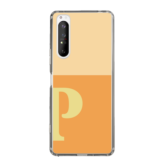 Slim Protection Case［ Original - initial two tone - P orange ］