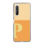 Slim Protection Case［ Original - initial two tone - P orange ］