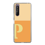 Slim Protection Case［ Original - initial two tone - P orange ］