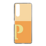 Slim Protection Case［ Original - initial two tone - P orange ］