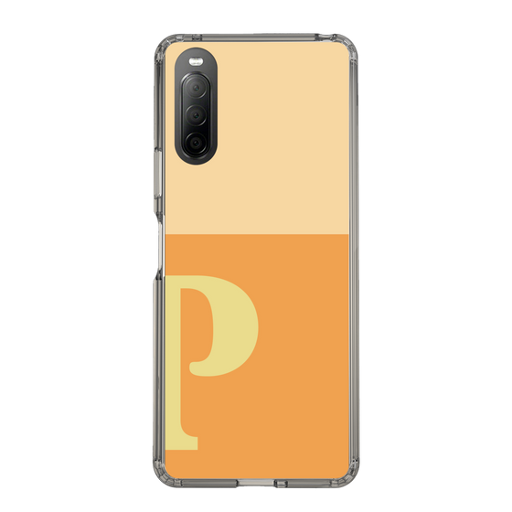 Slim Protection Case［ Original - initial two tone - P orange ］