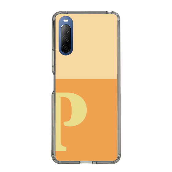 Slim Protection Case［ Original - initial two tone - P orange ］