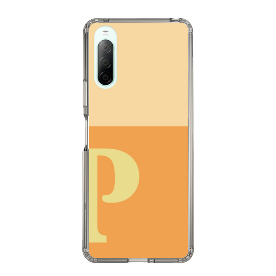 Slim Protection Case［ Original - initial two tone - P orange ］