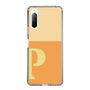 Slim Protection Case［ Original - initial two tone - P orange ］