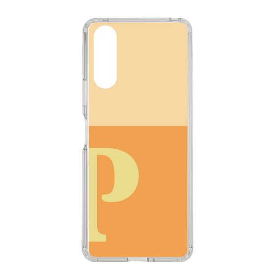 Slim Protection Case［ Original - initial two tone - P orange ］