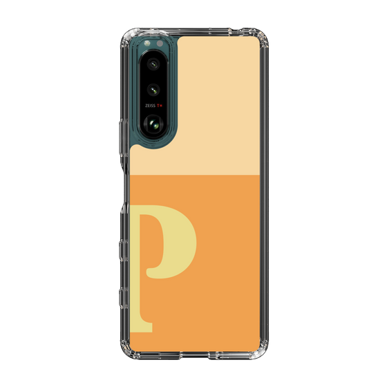 Slim Protection Case［ Original - initial two tone - P orange ］