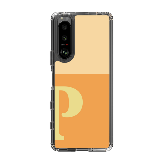 Slim Protection Case［ Original - initial two tone - P orange ］