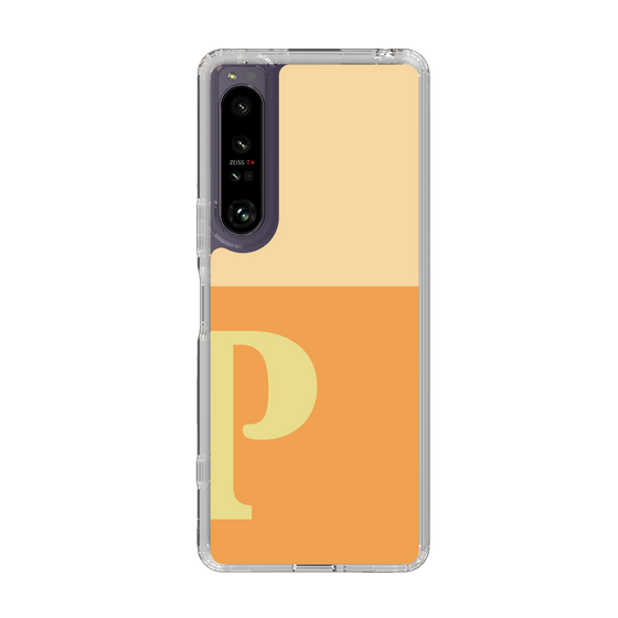 Slim Protection Case［ Original - initial two tone - P orange ］