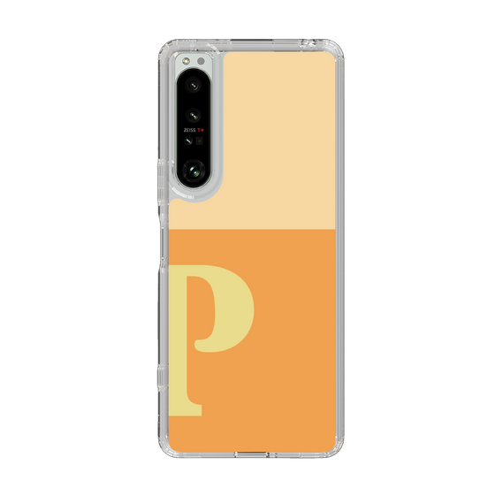 Slim Protection Case［ Original - initial two tone - P orange ］