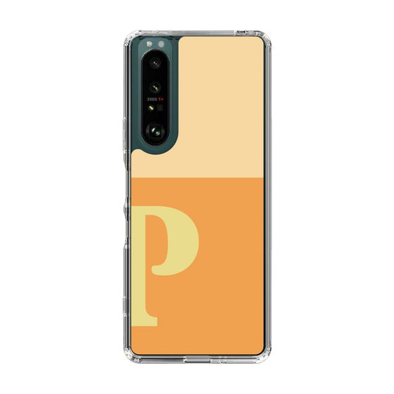 Slim Protection Case［ Original - initial two tone - P orange ］