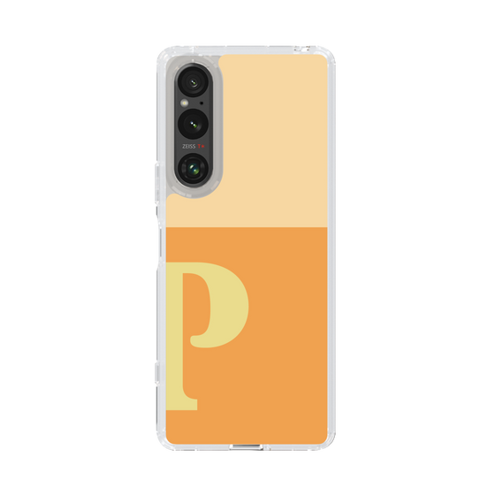 Slim Protection Case［ Original - initial two tone - P orange ］