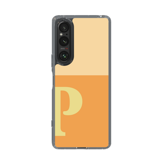 Slim Protection Case［ Original - initial two tone - P orange ］