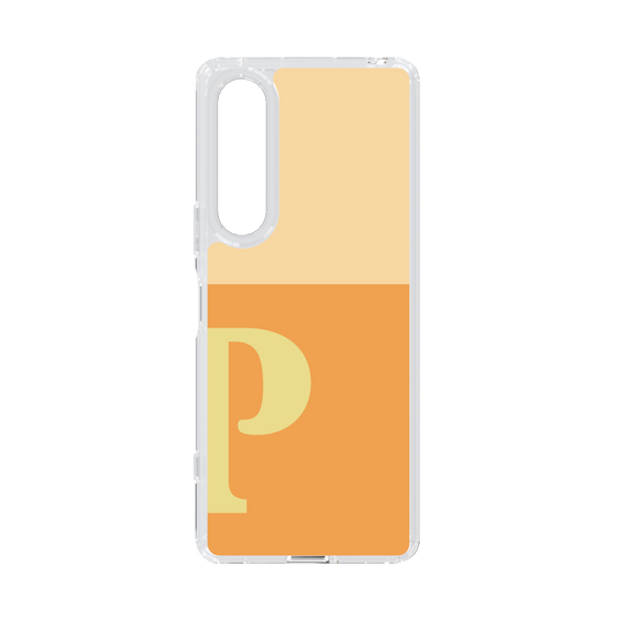 Slim Protection Case［ Original - initial two tone - P orange ］