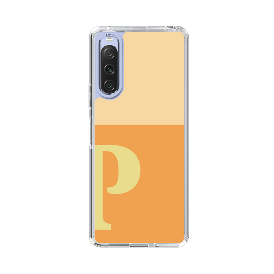 Slim Protection Case［ Original - initial two tone - P orange ］