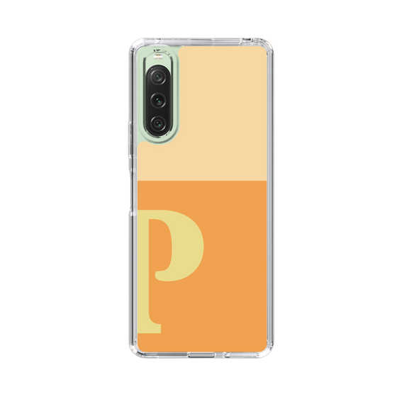 Slim Protection Case［ Original - initial two tone - P orange ］