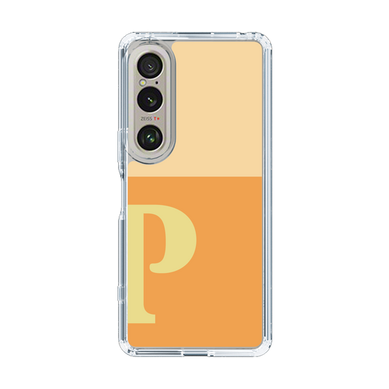 Slim Protection Case［ Original - initial two tone - P orange ］