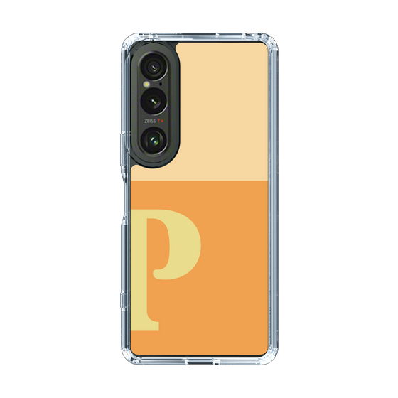 Slim Protection Case［ Original - initial two tone - P orange ］