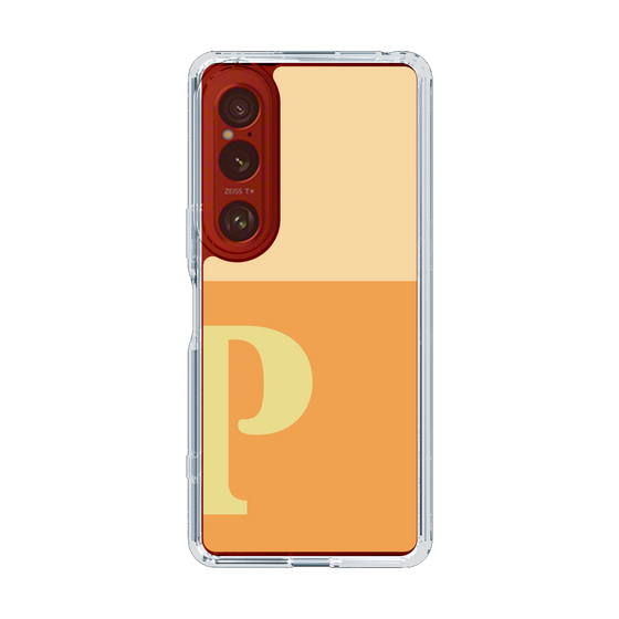 Slim Protection Case［ Original - initial two tone - P orange ］