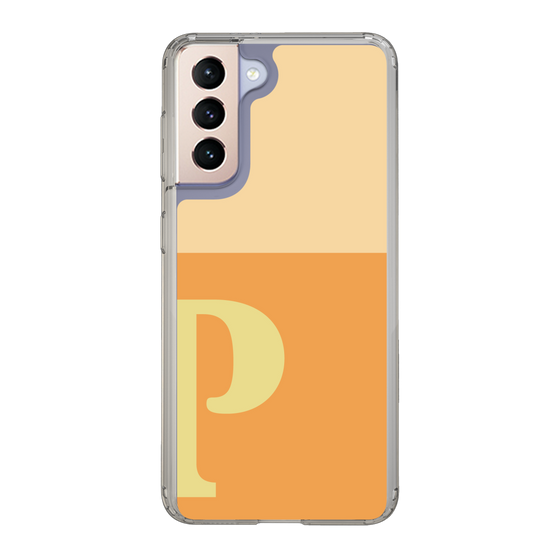 Slim Protection Case［ Original - initial two tone - P orange ］