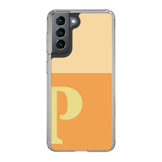Slim Protection Case［ Original - initial two tone - P orange ］