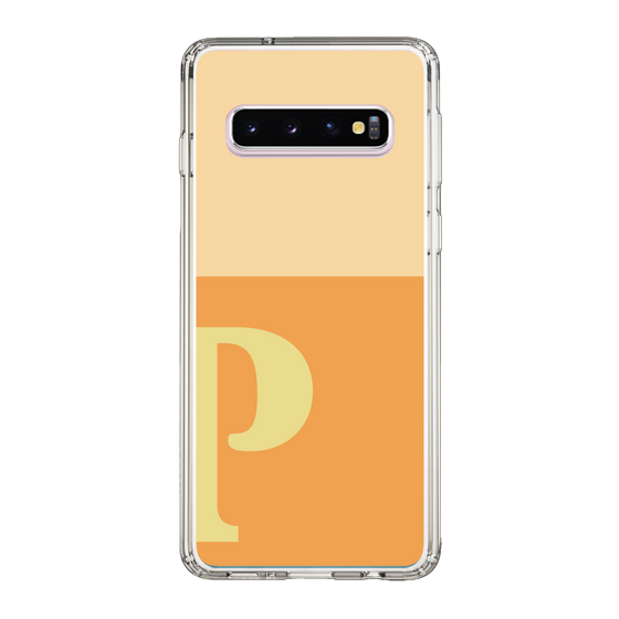 Slim Protection Case［ Original - initial two tone - P orange ］