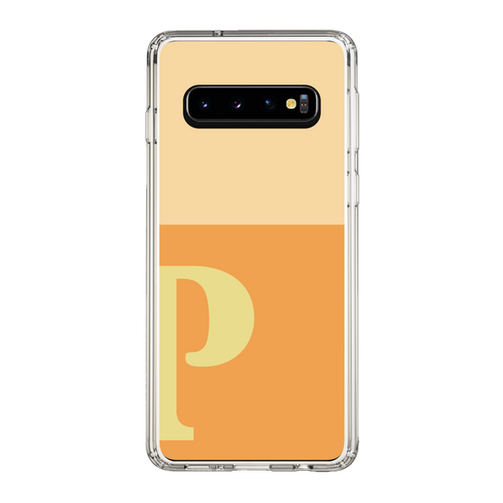 Slim Protection Case［ Original - initial two tone - P orange ］
