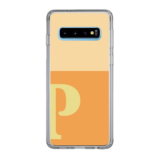 Slim Protection Case［ Original - initial two tone - P orange ］