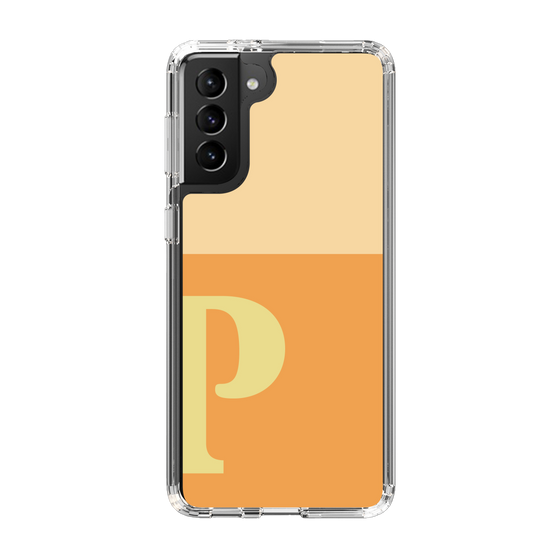 Slim Protection Case［ Original - initial two tone - P orange ］