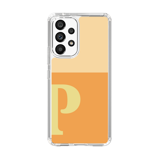 Slim Protection Case［ Original - initial two tone - P orange ］