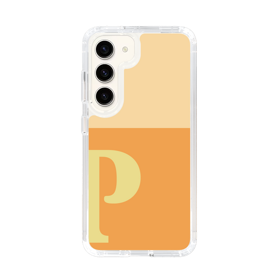 Slim Protection Case［ Original - initial two tone - P orange ］