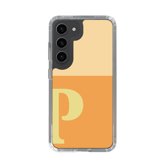 Slim Protection Case［ Original - initial two tone - P orange ］