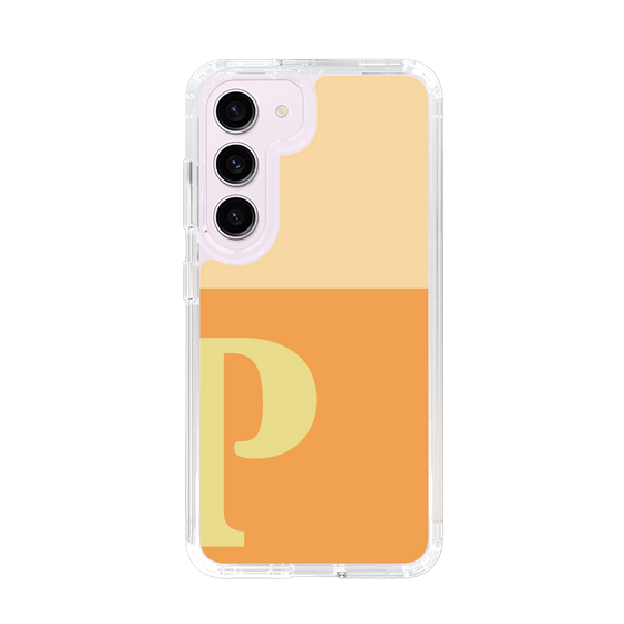 Slim Protection Case［ Original - initial two tone - P orange ］