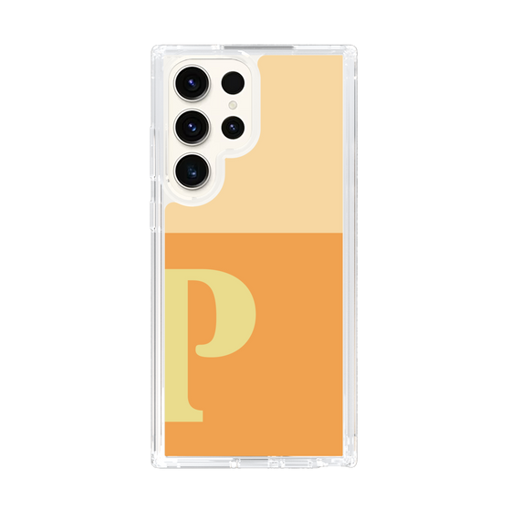 Slim Protection Case［ Original - initial two tone - P orange ］