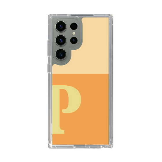 Slim Protection Case［ Original - initial two tone - P orange ］