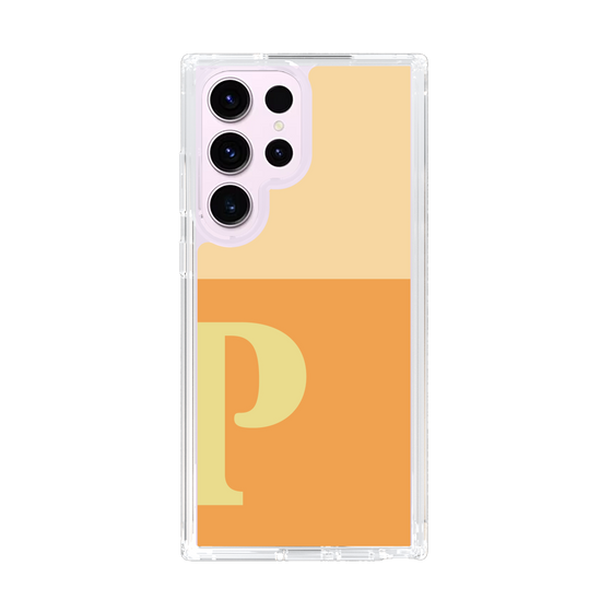 Slim Protection Case［ Original - initial two tone - P orange ］
